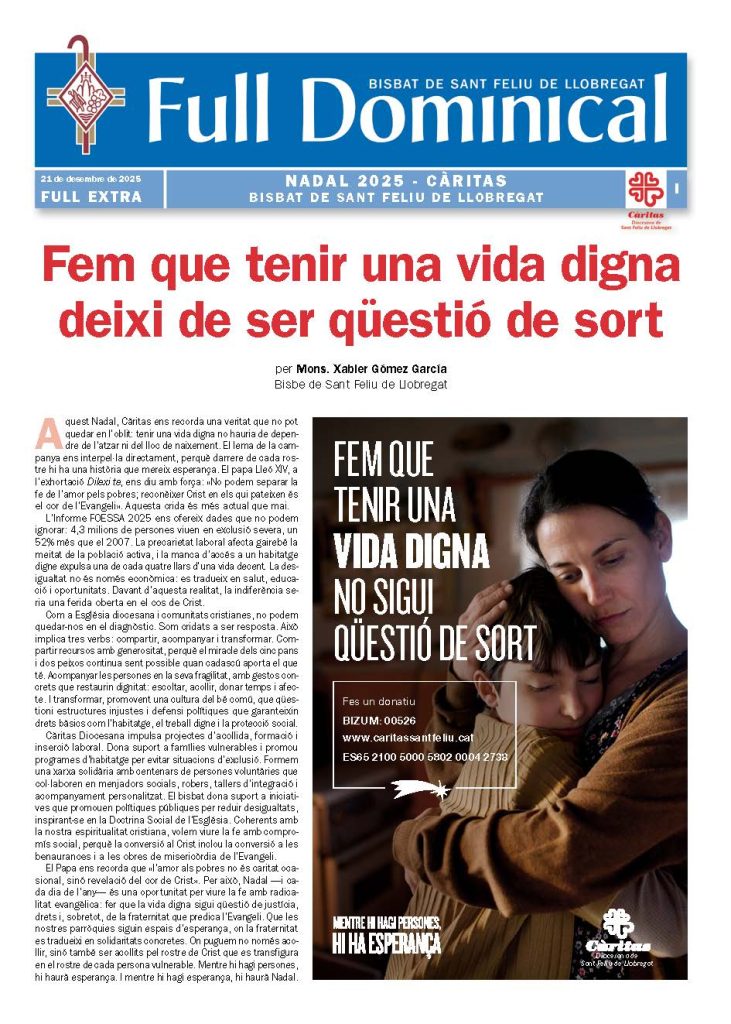 Extra Full dominical de Nadal 2025