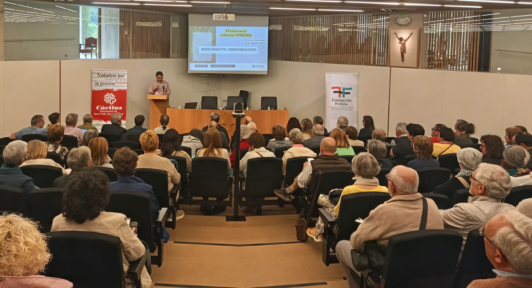 Càritas Diocesana de Sant Feliu presenta l’informe FOESSA amb una crida a llegir la realitat des de la fe i a construir comunitat i esperança.